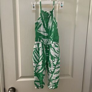 Lilly Pulitzer for Target Girls Jumpsuit Boom Boom Palm Leaves Girls SZ 18M NWT